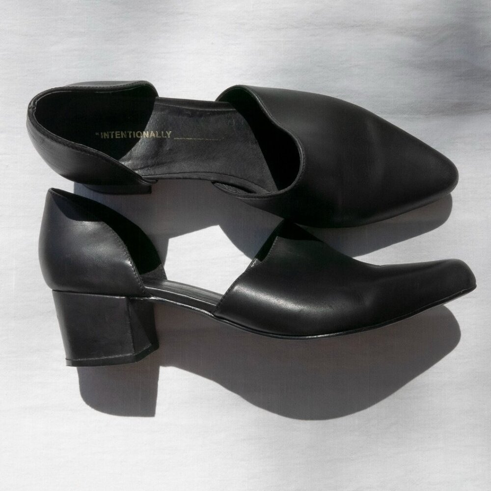 Intentionally Blank Perf-Hi D’Orsey Heel Black